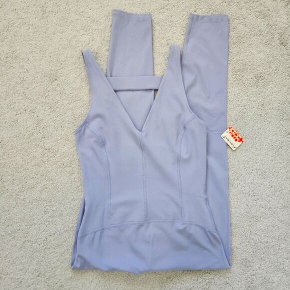 NWT FP Movement Free People | Never Better One-Piece Platinum Womens Large - Picture 3 of 11